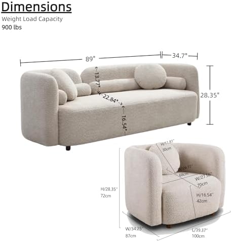 2-Piece Curved Sofa Set - Image 2