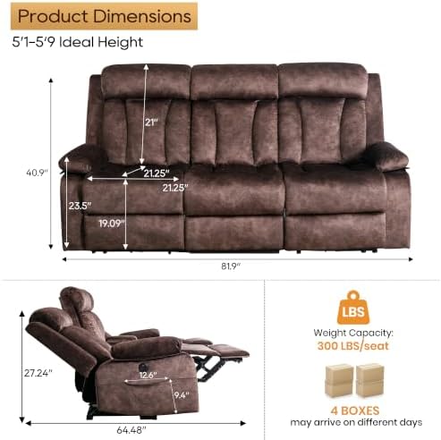 GUEAPY Power Reclining Sofa - Image 2