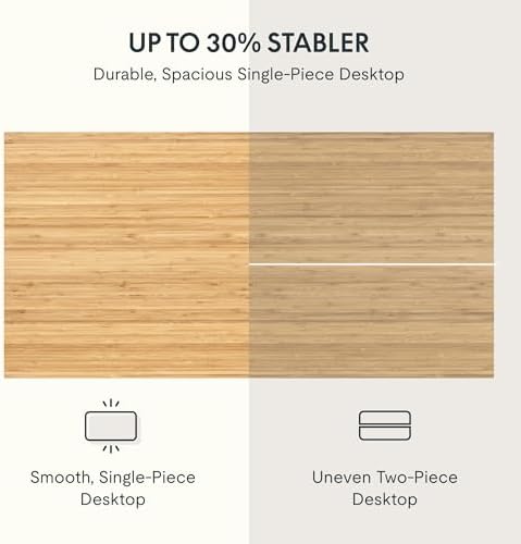 FLEXISPOT Bamboo Desktop 48" x 24" Rectangular Tabletop - Image 5