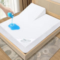 Split Top King Mattress Protector 34" Top Split from Head 78''×80'' by SpringspiritBedding