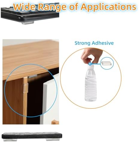 Furnigear Self-Adhesive Rubber Feet, Non-Skid Bumper Pads - Image 4