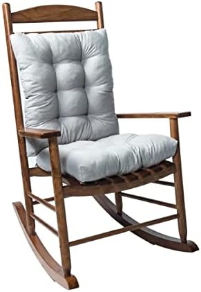 Indoor Outdoor Grey Rockoing Chair Cushion by DetailsMakeLifeMoreSoft