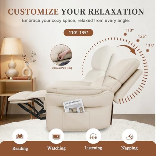 AIRSKY Genuine Leather Recliner Chair - Image 6