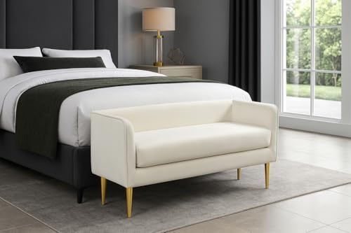 Meridian Furniture Audrey Collection Modern | Contemporary Velvet Upholstered - Image 2