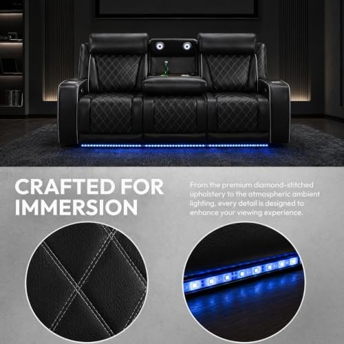 Leather Power Recliner Sofa Set - Image 3