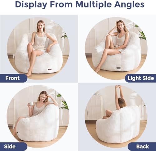 MAXYOYO Bean Bag Chair, Comfy Bean Bag Sofa - Image 4
