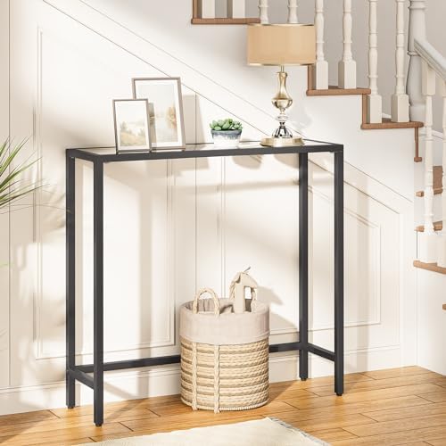HOOBRO 29.5" Narrow Console Table, Modern Sofa Table Behind Couch Table - Image 2