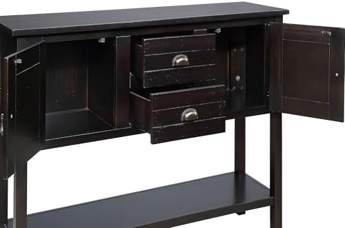 LKTART Solid Wood Farmhouse Console Table, Sofa Table - Image 7
