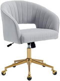 KCC Vanity Chair Velvet Desk Chair by KCC