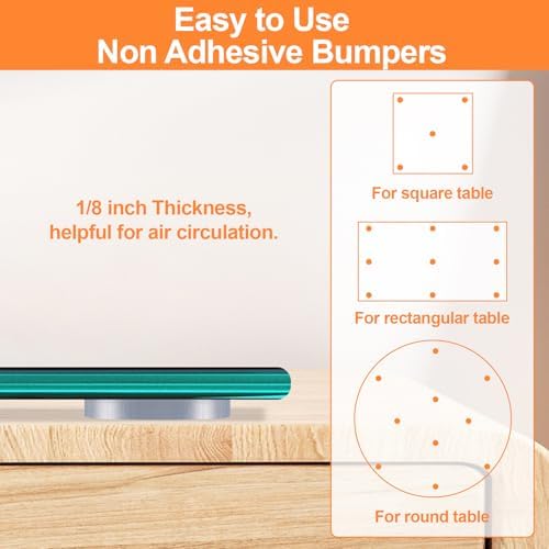 Glass Table Top Anti Slip Pads-Glass Table Top Bumpers - Image 6