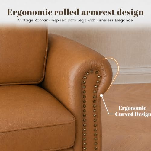 Kingfun Faux Leather Accent Chair - Image 3