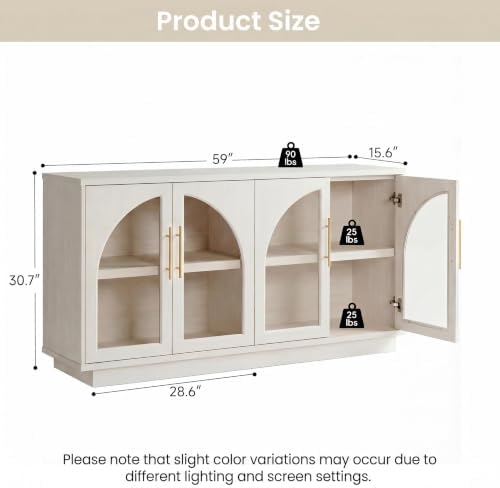 Fatmok 30.7" Tall Modern TV Stand - Image 2