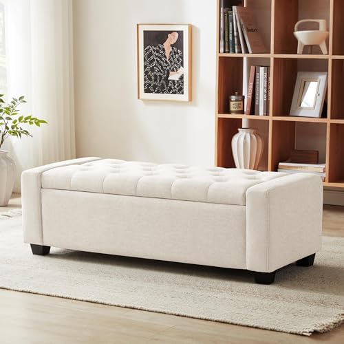 Huatean Home 48" Ottoman with Storage by huateanhome