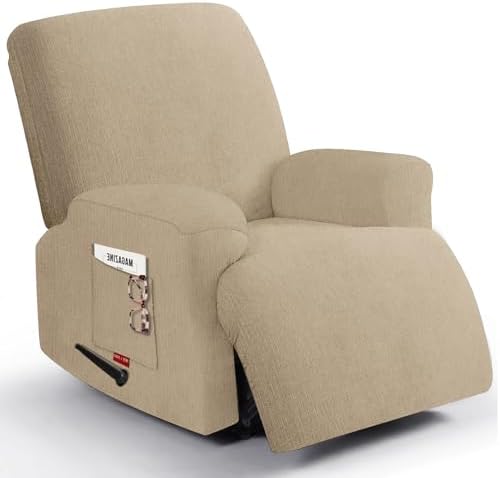 3 Pieces Stretch Recliner Chair Covers by Jcones