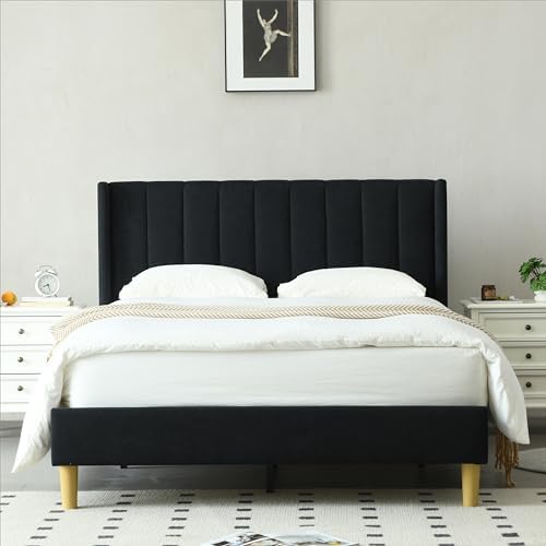 YUHUASHI Full Bed Frame，Platform Bed - Image 3