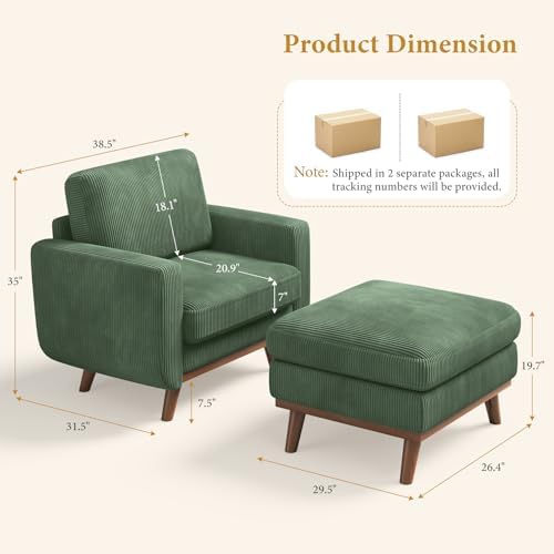 Vesgantti 38.5" Accent Chair - Image 2