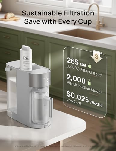 DREO Reverse Osmosis Water Filter Countertop System, RO Water Filter 113 5L - Image 4