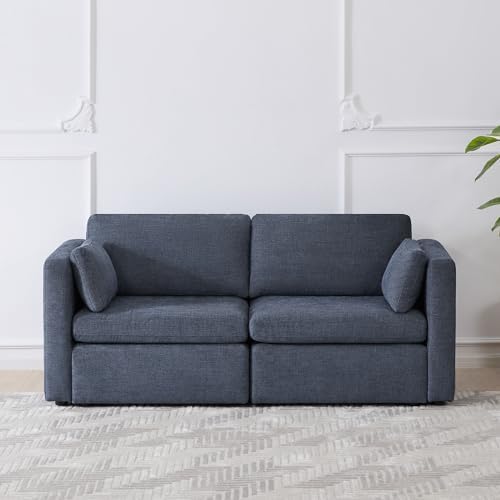 CHITA 78" Modular Sectional Sofa, 2 Seat Modular Couch by Unknown