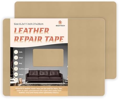 BSZHTECH Self Adhesive Leather Repair Patch Tape by SELFADHESIVELEATHERREPAIRPATCH