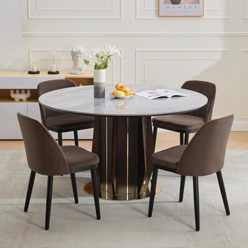 Upholstered Dining Chairs Set of 2, Modern Kitchen Chairs - Image 7