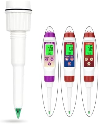 Food pH Meter Replacement Probe 2 in 1 pH Temperature Tester Spear Tip pH by GIDIGI