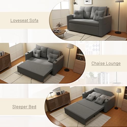 Krcix 3 in 1 Sofa Bed, Loveseat Sleeper - Image 6