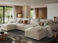 EASE MOOSE Modular Sectional Sofa, U Shaped Scratch Resistant Couch by EASEMOOSE