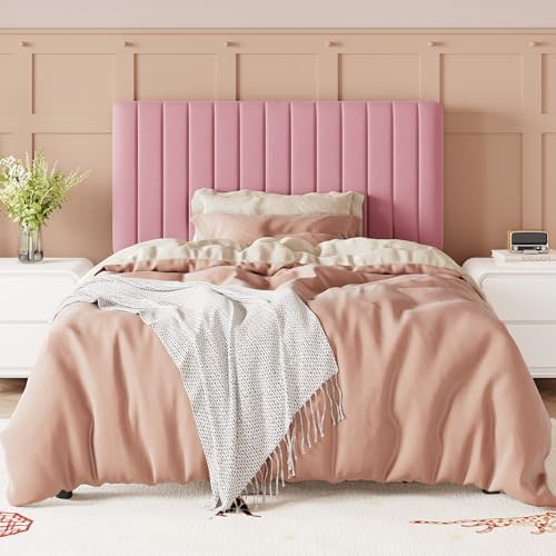 Allewie Twin Bed Frame, Velvet Upholstered Platform Bed - Image 3