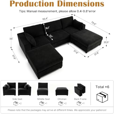 Oversized Modular Sectional Sofa - Image 2