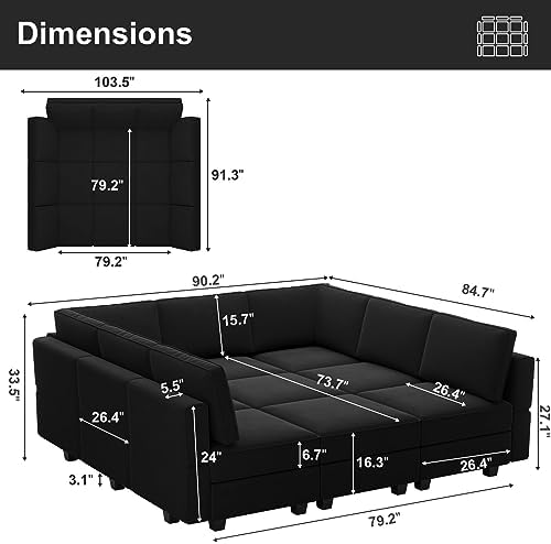 Belffin Modular Sectional Sofa - Image 2