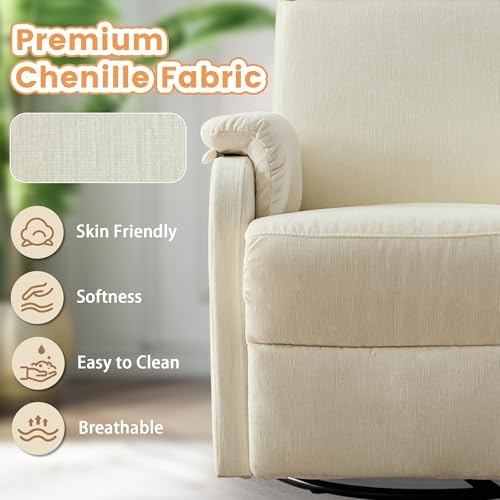 Korser Swivel Rocking Recliner - Image 7