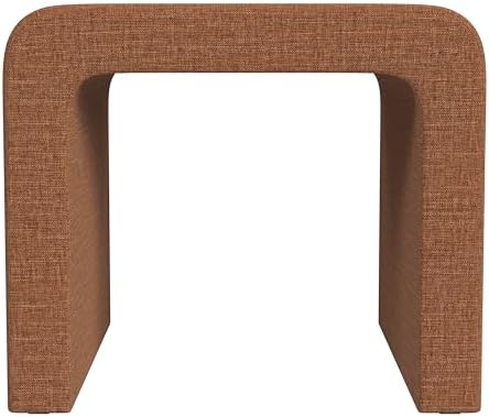 HomePop 22" Modern Arch Chenille Ottoman by HomePop