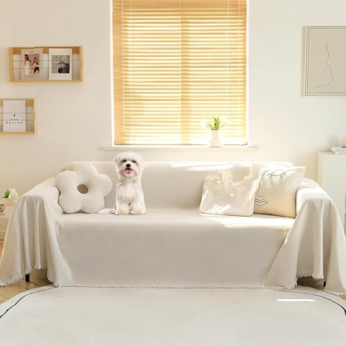 MEETSKY Couch Cover Sofa Cover Washable Love Seat Couch Covers Single Chenille by MEETSKY