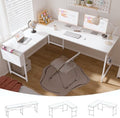 Pamray 64.5 Inch Reversible L Shaped Gaming Desk Large Corner Computer Desk by PAMRAY