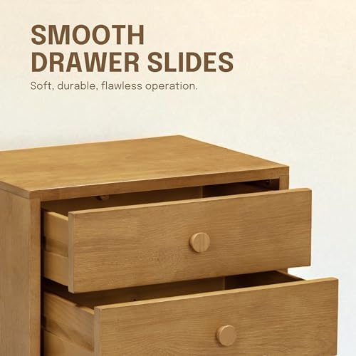 NTC Lux Nightstand with 2 Drawers, Featuring Adaptable Design, 150 lbs Load - Image 5