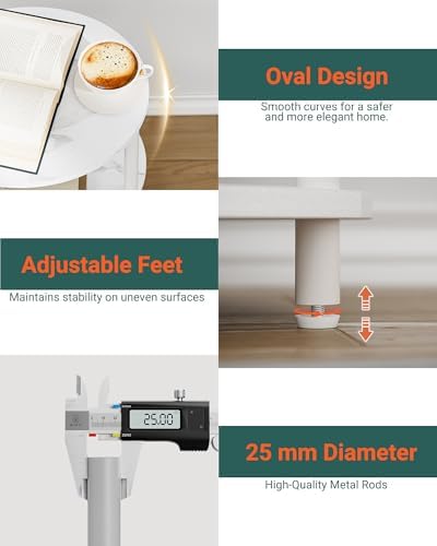 Round Pedestal End Table - Image 3