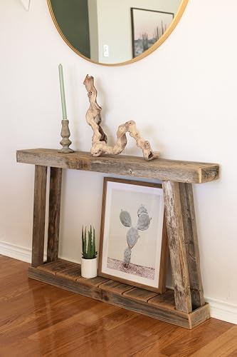 Doug and Cristy Designs Single Top A-Frame 46x7x28H Slim Console Table - Image 4