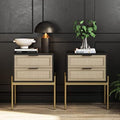 Andrew End, Bedside or Side Table in Matte Black Finish by Unknown