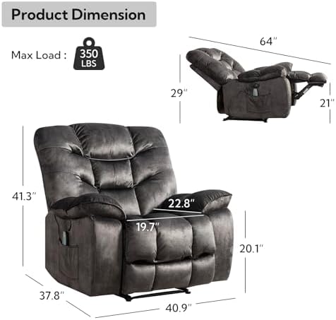 HAOMARKETS Power Recliner Chair - Image 2