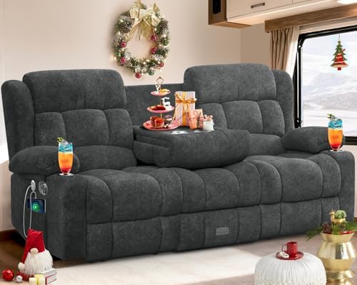 RV Loveseat Recliner Sofa, 3 Seater Reclining Sofa by MOSGAT