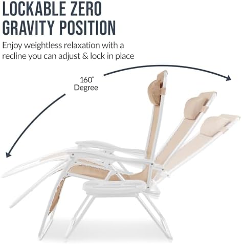 Best Choice Products Set of 2 Extra Wide Zero Gravity Chair Recliner - Image 5