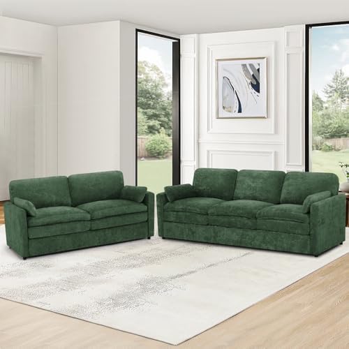 2 Pieces Chenille Sofa Set - Image 7