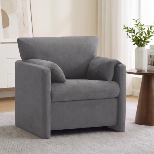 Oversized Accent Chair Set of 2, Comfy Reading Chair - Image 3