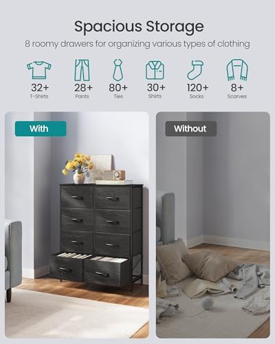SONGMICS Dresser for Bedroom, Tall Dresser - Image 4