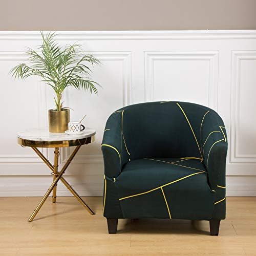 MIFXIN Tub Chair Slipcover 1 Piece High Stretch Club Chair Cover Elastic Barrel - Image 2