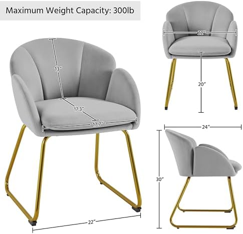 Yaheetech Flower Shape Vanity Chair - Image 3