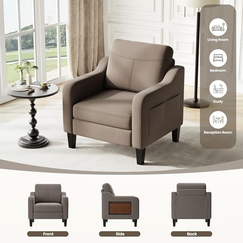 51'' Small Sofa Sets, 2-Seater Linen Fabric Couch - Image 7