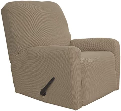 Easy-Going Stretch Recliner Chair Sofa Slipcover Washable Natural by Easy-Going
