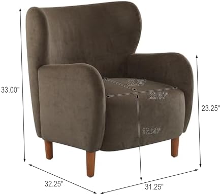Christopher Knight Home Dolly Mid-Century Modern Velvet Upholstered Wingback - Image 2