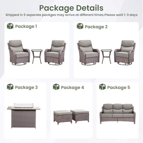 Luxury Patio Furniture Set 10pcs - Image 3